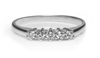 Anello Promesse Donna in Oro bianco FT0050